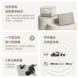 ลำ<span class=keywords><strong>โพ</strong></span><span class=keywords><strong>ง</strong></span>ซาวด์บาร์ Xgimi Sound Home Theater 5 ตัว พร้อม WiFi6 V5.2 ควบคุมผ่านแอพและรีโมท สำหรับโปรเจคเตอร์ RS PRO3 H6 PRO H6 4K H5 - Product Image 2