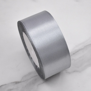 Ruban de satin de 4 cm |   Ruban doux pour mariage et emballage cadeau, pour fleurs, artisanat et décoration |   Fournitures pour la fabrication de roses en DIY - Product Image 5