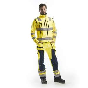 BLAKLADER - 3049251733004XL Gilet softshell haute visibilité Jaune-EAN 7330509427484 HI-VIS WORKWEAR - Product Image 3