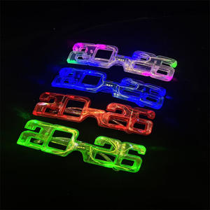 Gafas <span class=keywords><strong>de</strong></span> Plástico con Luces LED Intermitentes para el <span class=keywords><strong>Año</strong></span> Nuevo 2025, Gafas Digitales Luminosas, Gran Venta, Funcionan con Pilas, para Fiestas <span class=keywords><strong>de</strong></span> <span class=keywords><strong>Año</strong></span> Nuevo, Graduación, Día del Padre - Product Image 2