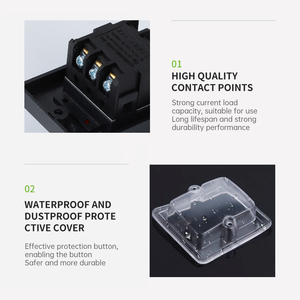 Cnaom Chất Lượng Cao KAO-5M/5H Không Thấm Nước Nút Điều Khiển Chuyển Đổi Bạc Điểm Tiếp Xúc Cao Nhiệt Độ Chịu Mài Mòn Vỏ - Product Image 5