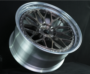 Jantes forgées PJ Custom 2 pièces 6061-T6 à profil profond et lèvre polie pour <span class=keywords><strong>Ford</strong></span> <span class=keywords><strong>Mustang</strong></span> S550 S650 - Product Image 2