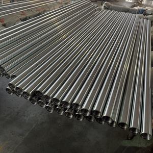 ท่อสแตนเลสกลวงชุบโครเมียมสำหรับเครื่องลำเลียงอาหารและยา ผ่านการเจียรละเอียด พร้อมผิวมันเงาทำความสะอาดง่ายและถูกสุขอนามัย - Product Image 2