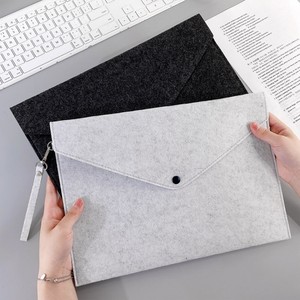 Wholesale <strong>Felt</strong> <strong>A4</strong> Classic Envelope Business <strong>File</strong> Bag with Snap Fastener <strong>File</strong> Folder Cover <strong>Supplier</strong> with Handle - Product Image 6