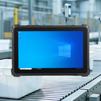 Tableta Industrial Resistente con Identificación por Huella Dactilar, 10.1 Pulgadas, IP67, Batería Intercambiable en Caliente, Reconocimiento de Huella Dactilar en Húmedo, Logotipo Personalizado