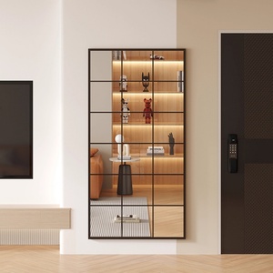 Espejo Decorativo Retro Grande con Marco de Ventana, Hecho a Mano, Moderno, de Metal y Cristal, para Venta al por Mayor - Product Image 4