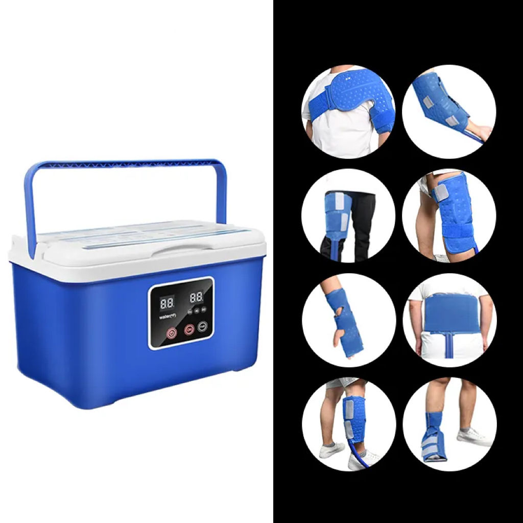 ORANGLES Dual Full Leg Cold Compression Therapy System | Adjustable Cryotherapy & Pneumatic Massage Boots with Interchangeable Wraps for Arm & Knee Recovery, Sports Injury Relief, Post-Workout Muscle Rehabilitation – OEM/ODM Available (Qatar) - detailed closeup view - illustrating benefits - Image 3 of 6 | created for all | Shop Dual Full Leg Cold Compression Therapy System | Adjustable Cryotherapy & Pneumatic Massage Boots with Interchangeable Wraps for Arm & Knee Recovery, Sports Injury Relief, Post-Workout Muscle Rehabilitation – OEM/ODM Available (Qatar) North Carolina | Free Shipping ORANGLES