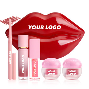 Set de Cuidado <span class=keywords><strong>Labial</strong></span> 5 en 1 Personalizado: Brillo <span class=keywords><strong>Labial</strong></span> + Delineador + Mascarilla + Exfoliante + Aceite, Kit de Brillo <span class=keywords><strong>Labial</strong></span> para Mujer, Regalo de Maquillaje - Product Image 2