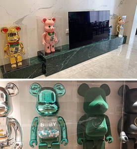 Caja de exhibición de juguetes acrílicos, expositor de bloques de construcción <span class=keywords><strong>Bearbrick</strong></span>, cubierta de polvo de almacenamiento transparente de acrílico - Product Image 4