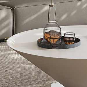 Table basse moderne italienne minimaliste en acier en forme de <span class=keywords><strong>soucoupe</strong></span> volante pour petits salons – Mobilier de maison haut de gamme - Product Image 4