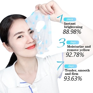 Mascarilla Facial Herbal Liofilizada Antienvejecimiento Reductora <span class=keywords><strong>de</strong></span> Papada con Té Verde, Ácido Hialurónico, Vitamina E y Colágeno para Todo Tipo <span class=keywords><strong>de</strong></span> Piel - Product Image 5