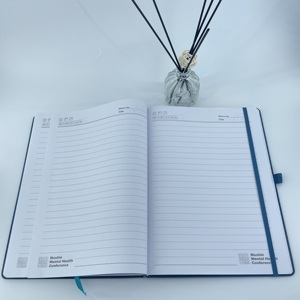 PU Leather Hardcover Sewn <b>Notebook</b> with Film Lamination and Custom Logo - Product Image 6