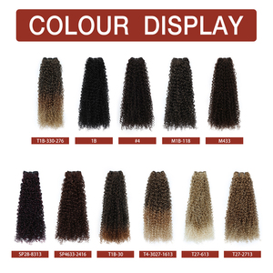 Gladys Wholesale, lot de cheveux bouclés crépus de 22 pouces, longs, ondulés, texture moelleuse, couleur blonde ombrée, extensions de cheveux synthétiques - Product Image 6