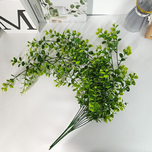 Kengyi Artificial Eucalyptus Vine Green <b>Leaves</b> <b>Wall</b> Hanging Indoor <b>Decor</b> Wedding Decoration 45-Mesh Rattan Plant - Product Image 3