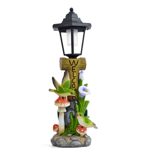 Harsen zonne-aangedreven kolibrie tuin decoraties moderne buiten decoraties voor gazon & veranda - Product Image 5