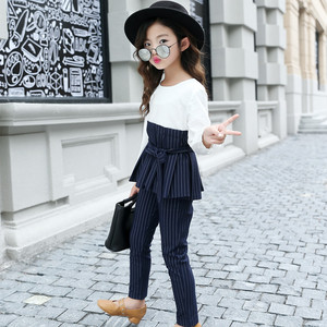 Korean 3-6T Children Girls Casual Fashion 2pcs Suit Spring Autumn Cheap Clothes China - Product Image 2