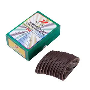 220*6mm zımpara kayışları otomatik kesme makineleri parlatma için 100 Grit alüminyum oksit aşındırıcı kemer