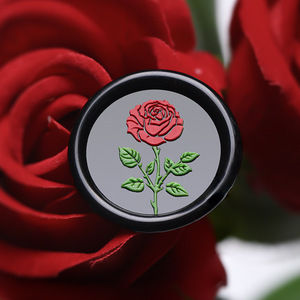 Timbri per Sigilli in Cera Serie Minimalista con Fiori e Piante, Foglia di Felce e Rosa Spina - Product Image 4