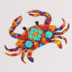 Nueva Escultura de Pared Art <span class=keywords><strong>Deco</strong></span> con Forma de Cangrejo de Hierro para Decoración del Hogar, Uso en Interiores y Exteriores - Product Image 4