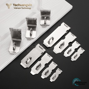 Galvanized Zinc Plated Security Staple Hinge Hasp Stainless Steel Door <b>Padlock</b> Carton - Product Image 5