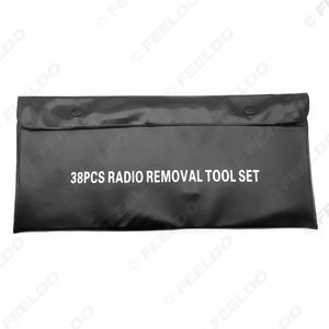 Kit d'outils de réparation pour le retrait de la Radio du lecteur CD, Audio stéréo, avec pochette robuste, outil de démontage intérieur des panneaux de porte de voiture, 38 pièces - Product Image 6