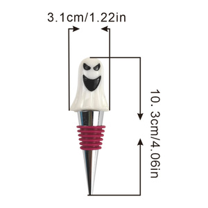 Halloween Ghost Wine Stopper Aluminum Alloy Sealing Bottle Accessory Party Decor - Product Image 3