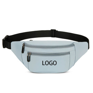 <span class=keywords><strong>Sac</strong></span> Banane en Gros en Nylon Imperméable Tendance avec Ceinture Ajustable, Sacoche de Sport Décontractée pour la Course - Product Image 1