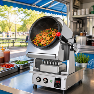 Máquina Comercial para Saltear con Gas, Robot de Cocina Automático, Wok de Acero Inoxidable a Gas LPG para Cocina Profesional de Restaurante - Product Image 1
