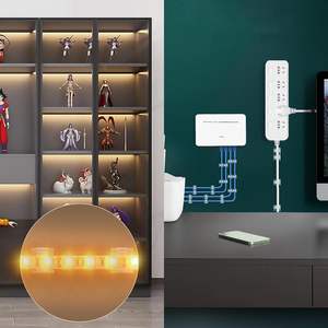 Abrazadera transparente de plástico acrílico Clips de cable Abrazadera de montaje de clip de alambre transparente <span class=keywords><strong>para</strong></span> mesa - Product Image 4