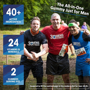 Gomitas de Vitaminas para Hombres Adultos - Fórmula Sin Gluten para Aumentar la Energía y la Productividad en el Trabajo y en el Hogar - Product Image 4