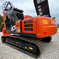 Excavatrice Hitachi 210 d'occasion, faible nombre d'heures de fonctionnement, prix usine, matériel de construction Hitachi d'occasion