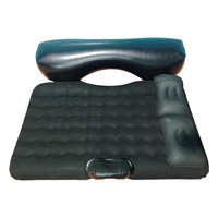 Lit d'air gonflable haut de gamme pour voiture, matelas de voiture pliable en PVC floqué pour SUV, berline, voyage routier, camping et repos