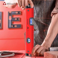 Règle de niveau en aluminium de niveau à bulle de mesure de Mitsushi, niveau à bulle en aluminium promotionnel