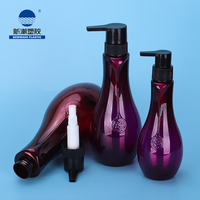 Flacon pompe en plastique PET pour crème hydratante, lotion corporelle, nettoyant visage, shampoing et après-shampoing