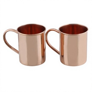 Taza Clásica para Cerveza Moscow Mule, de Cobre Sólido, a Prueba de Fugas, Reutilizable, para Bebidas Heladas, Mayur Exports, Embalaje en Bolsa de Papel, Regalo - Product Image 1