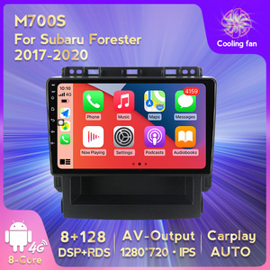 Mekede Android 11 ses kontrolü araba Video ses çalar Subaru Forester 2017-2020 için 8 128GB 360 kamera GPS araba stereo - Product Image 2