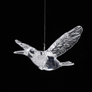 Pendentif de <span class=keywords><strong>plafond</strong></span> oiseaux volants acrylique colibri <span class=keywords><strong>mariage</strong></span> Transparent cristal oiseau maison hôtel <span class=keywords><strong>plafond</strong></span> tentures décoratives - Product Image 3