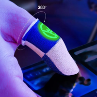 Fundas para Dedos de Juego Profesional: Fibra Plateada de 0.3mm, Ultrafinas, Anti-Sudor y Transpirables, para PUBG