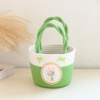 Nouveau panier-cadeau tissé à la main de style chinois écologique pour mariage, anniversaire, anniversaire de mariage, cadeaux de bienvenue, rangement