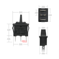 Interrupteur à bascule momentané 3 positions 3 broches 6A 250V pour mixeur commercial, commande à levier, pour machine électrique – Vente directe usine