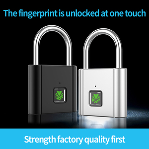 Serrure d'armoire d'alarme d'empreinte digitale de haute qualité, serrure de porte intelligente de journal intime, mot de passe, <span class=keywords><strong>cadenas</strong></span> de sécurité de porte extérieure étanche - Product Image 5