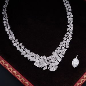 VOAINO 高級ジュエリー カスタマイズ レディース ネックレス 9K 14K 18K ゴールド VVS ラボグロウンダイヤモンド - Product Image 2