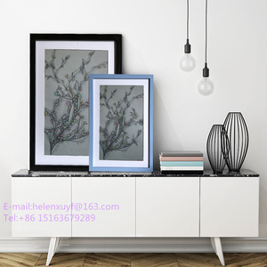 Mdf Khung ảnh màu đỏ Gia đình bảng hình Ảnh hàng đầu khung với màu đen ủng hộ Marcos de fotos - Product Image 5