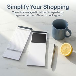 Thick <b>Paper</b> Strong Magnetic Easy Mount Custom Printed Magnetic Memo Pad Shopping List Notepad Fridge Note Pad for <b>Kitchen</b> Supply - Product Image 2