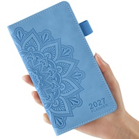 Agenda de poche DAY 2027, planificateur hebdomadaire et mensuel, carnet de style mandala