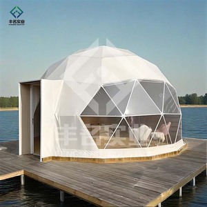 Sang trọng không thấm nước Inflatable rõ ràng trắc địa glamping mái vòm Nhà lều cho khách sạn cắm trại khu nghỉ mát cho triển lãm thương mại lều - Product Image 2