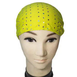 Bandeaux en tissu de Style Sport pour femmes accessoires de cheveux de beauté à poignée sèche mince avec broderie au Crochet unie pour <span class=keywords><strong>Spa</strong></span> - Product Image 1