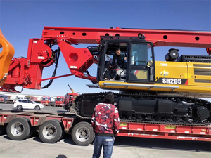 Machine de forage rotative SR205C, machine hydraulique de piquage pour la construction - Product Image 1