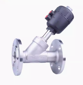 SS304 khí nén mặt bích góc van DN15 ~ DN80 chịu nhiệt độ cao y-loại shut-off van hơi van điều khiển khí nén - Product Image 3