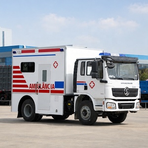 Camion d'ambulance médical de transport hospitalier, petit véhicule d'ambulance, fabricant chinois SHACMAN L3000, ambulance hospitalière à conduite à gauche - Product Image 1